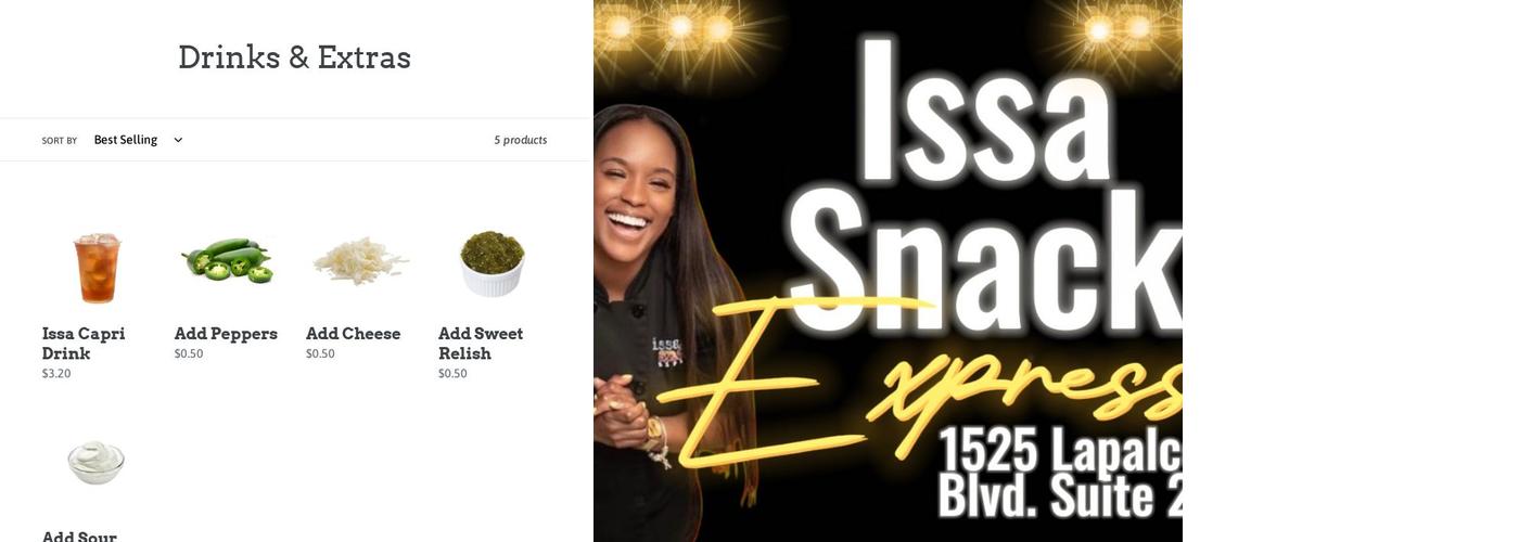 Issa Snack Express Menu