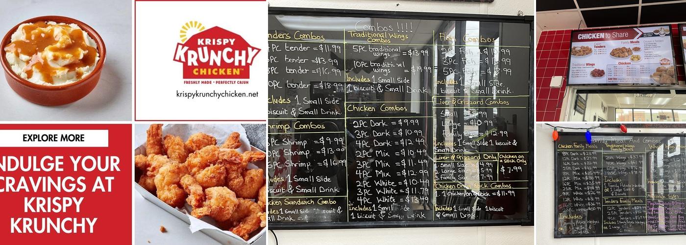 Krispy krunchy chicken Menu