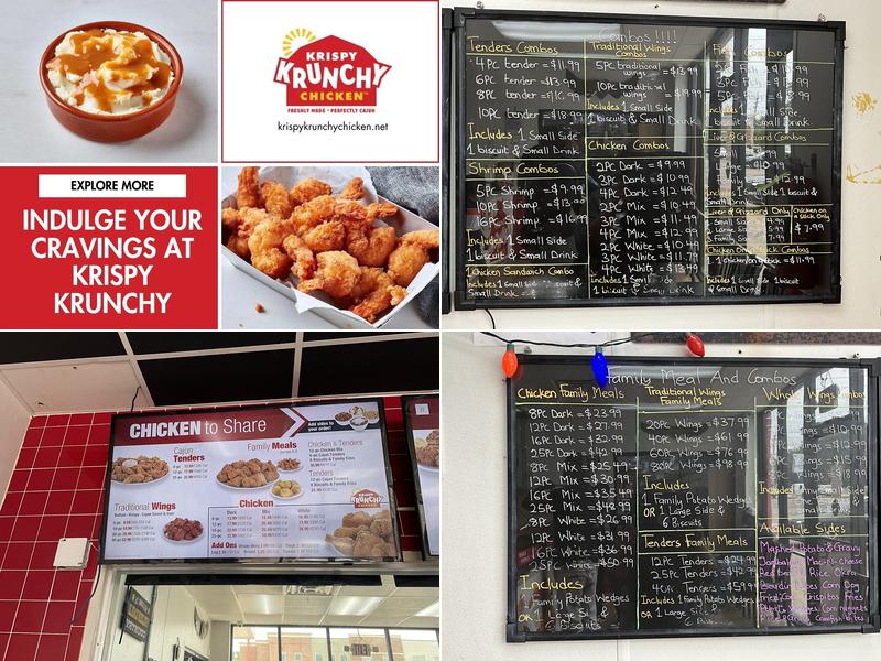 Krispy krunchy chicken Menu