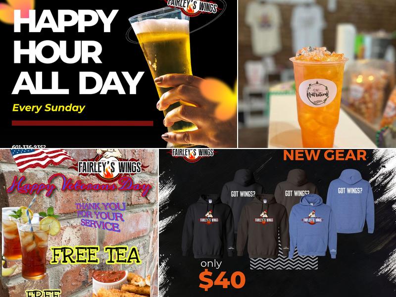 Farly’s Wings 101-117 US-11, Hattiesburg