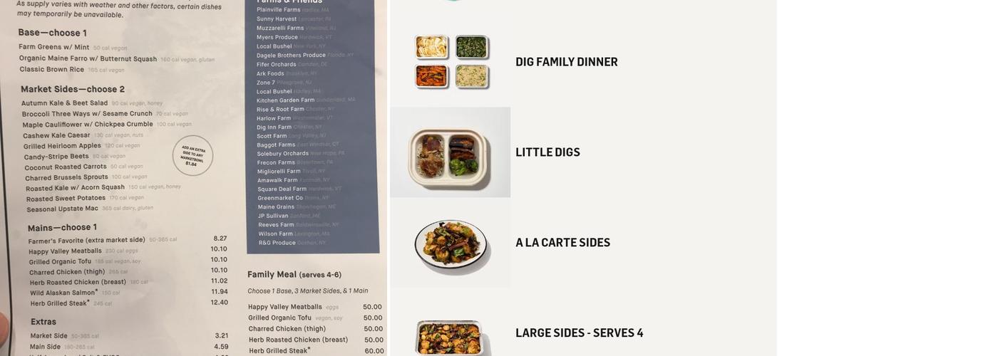 DIG Menu