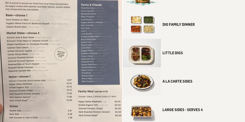 DIG Menu