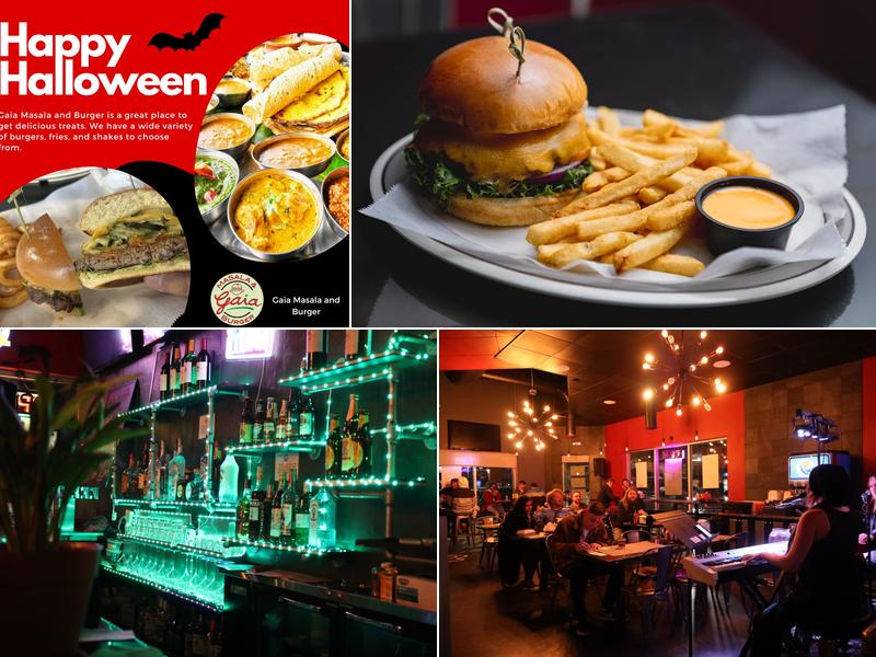 GAIA MASALA & BURGER 609 Grant St, Denver