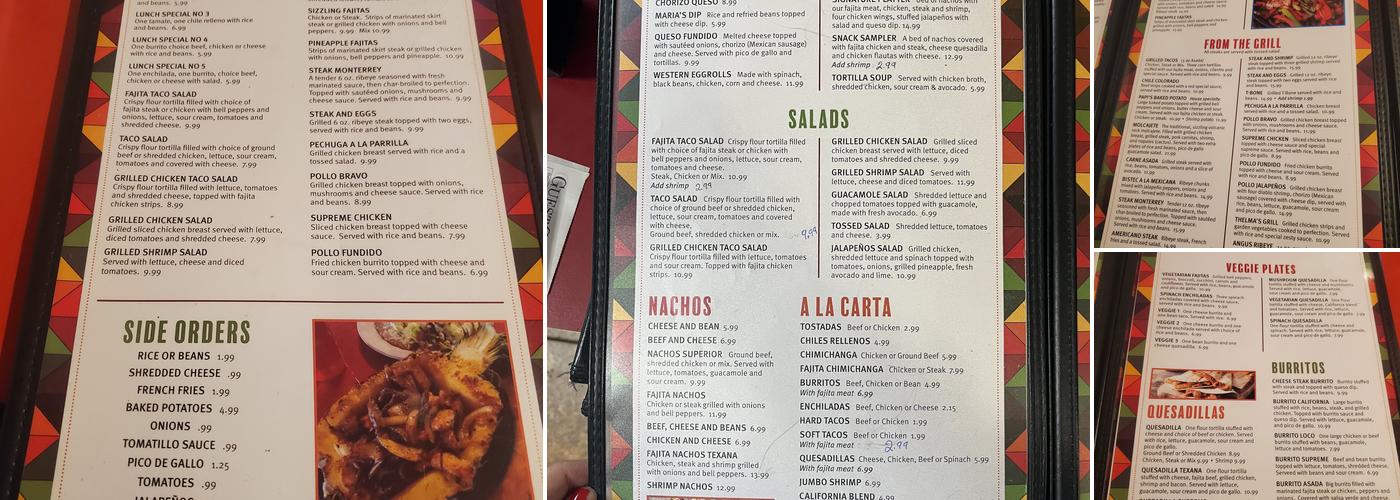 Jalapenos Menu