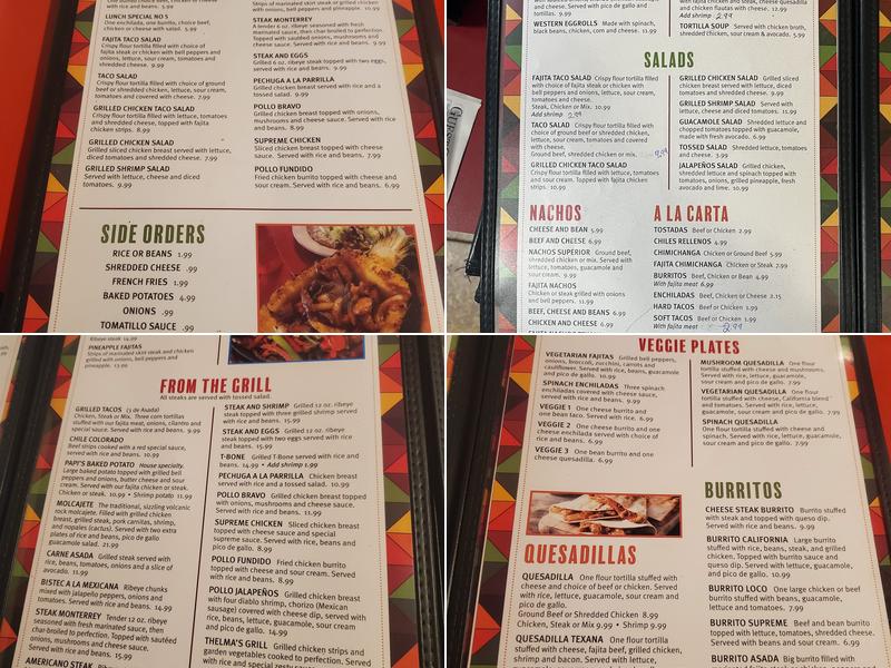 Jalapenos Menu