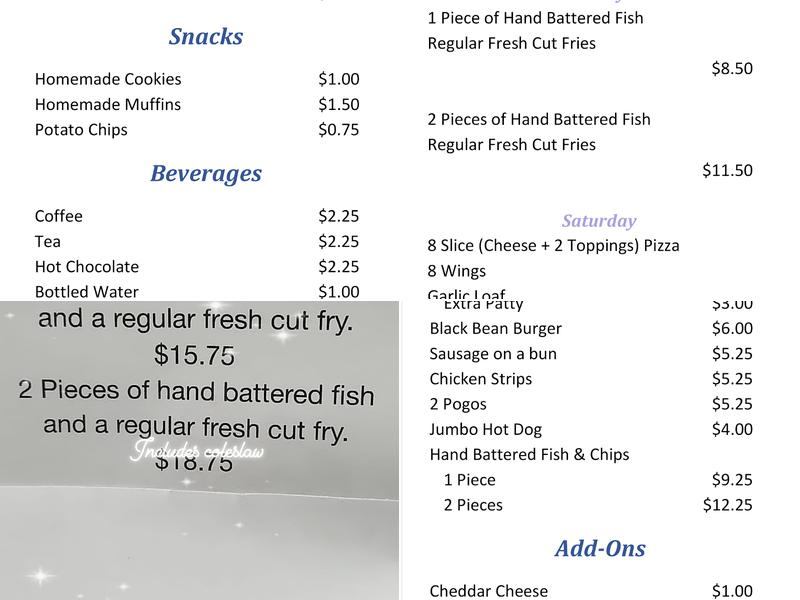 Mum's Grab & Go Menu