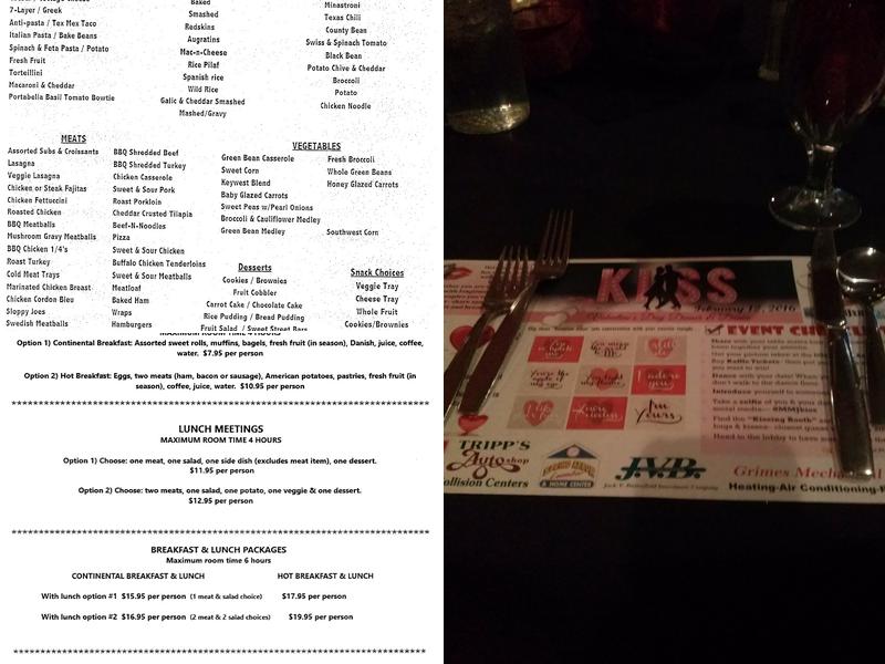 Gene Davis & Sons Catering Menu