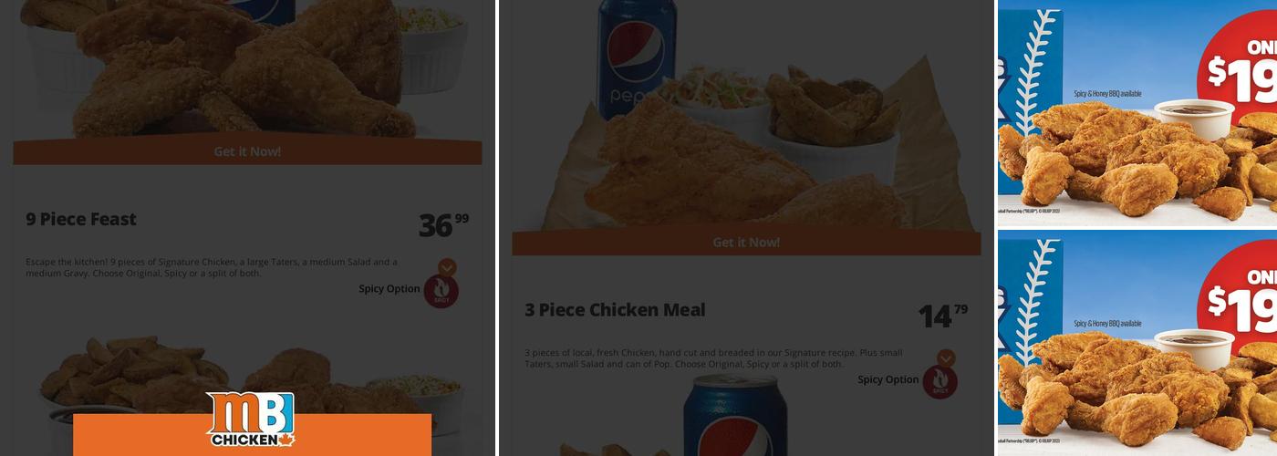 Mary Brown's Chicken Menu