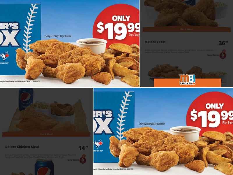 Mary Brown's Chicken Menu