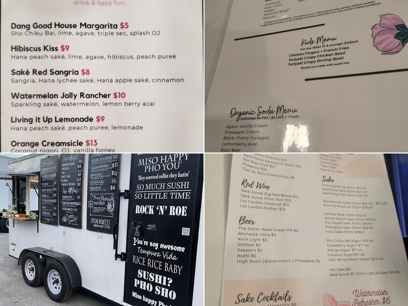 Dang Good Sushi Menu