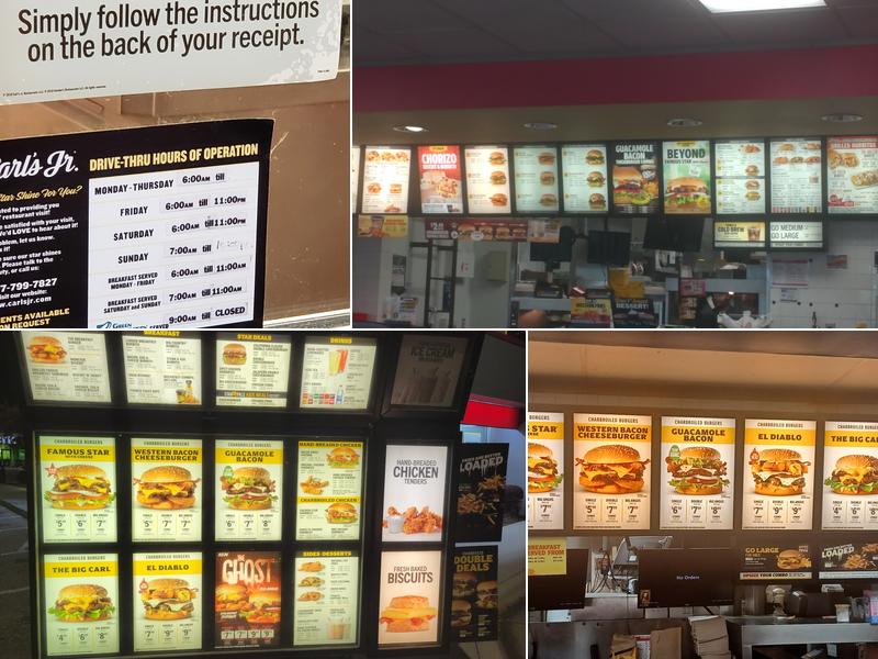 Carl’s Jr. Menu