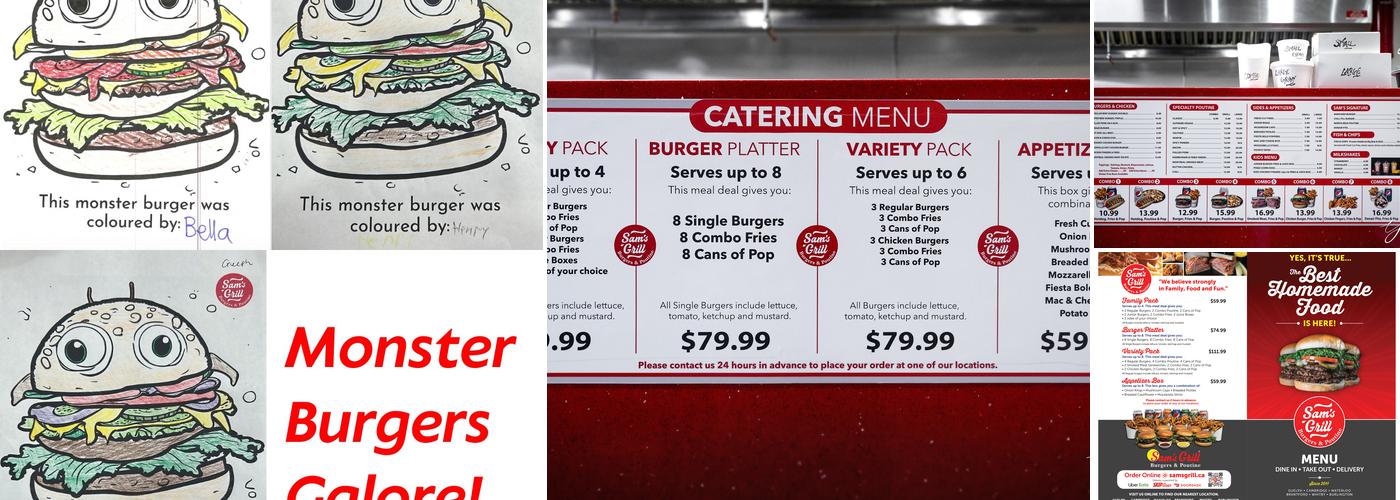 Sam's Grill Whitby Menu