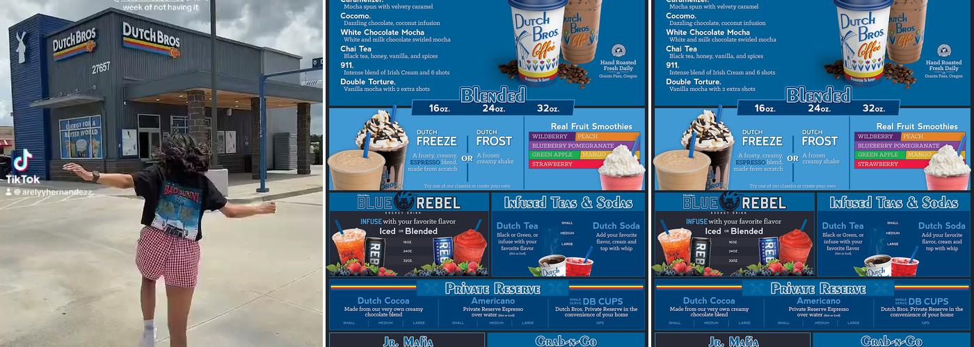 Dutch Bros Coffee Menu