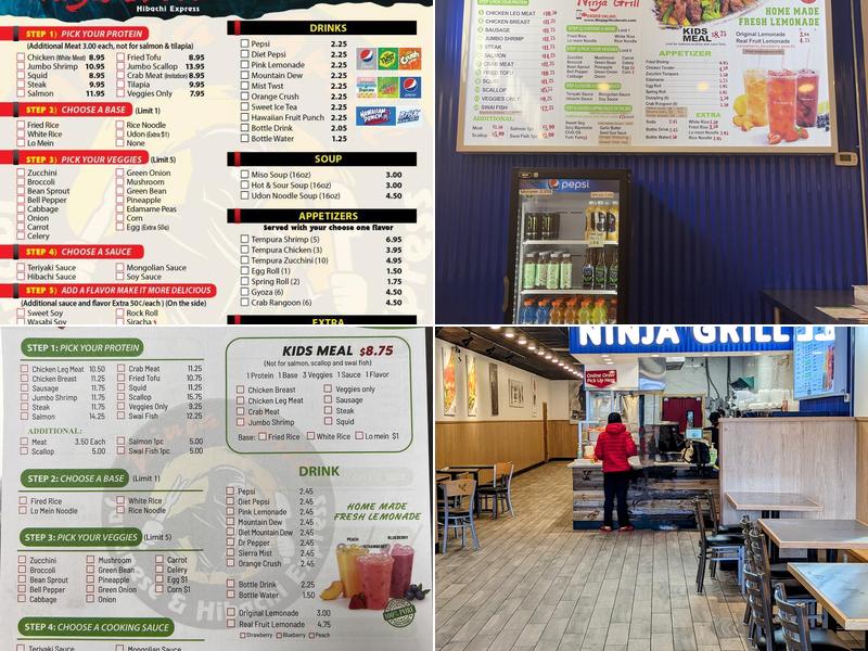 Ninja Grill Hibachi Express（Colerain） Menu