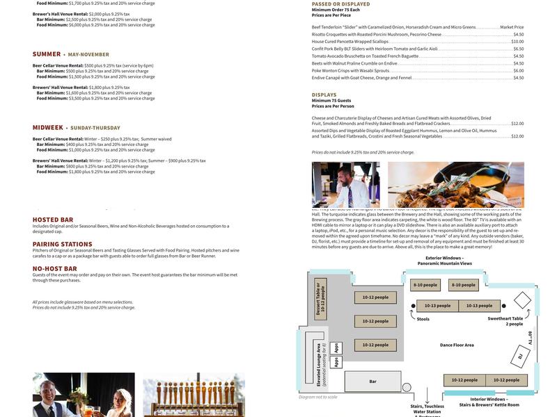 Mammoth Brewing Company Menu