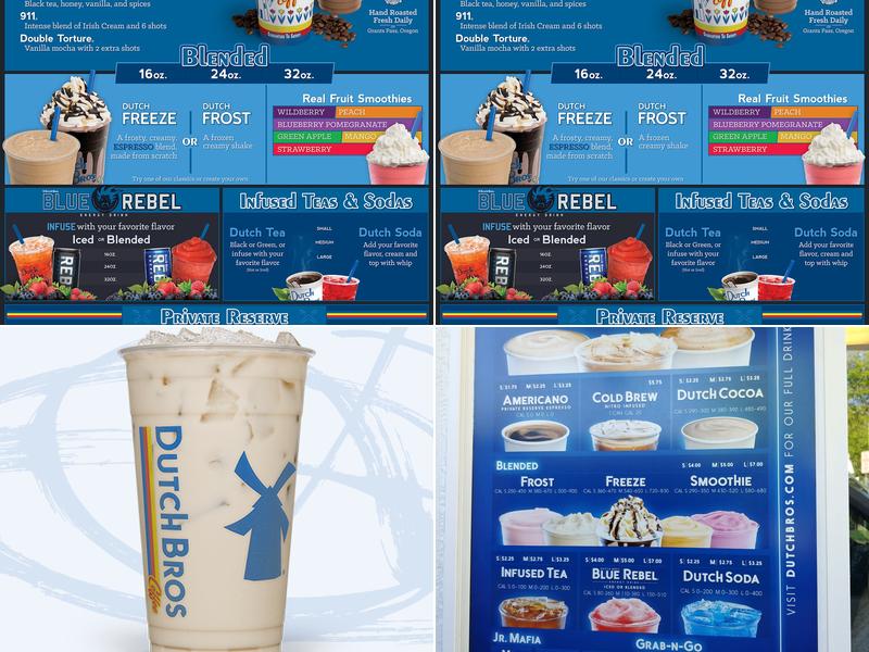 Dutch Bros Coffee Menu
