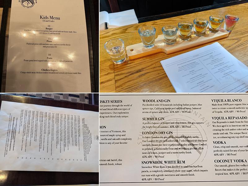 Killington Distillery - Still on the Mountain Menu