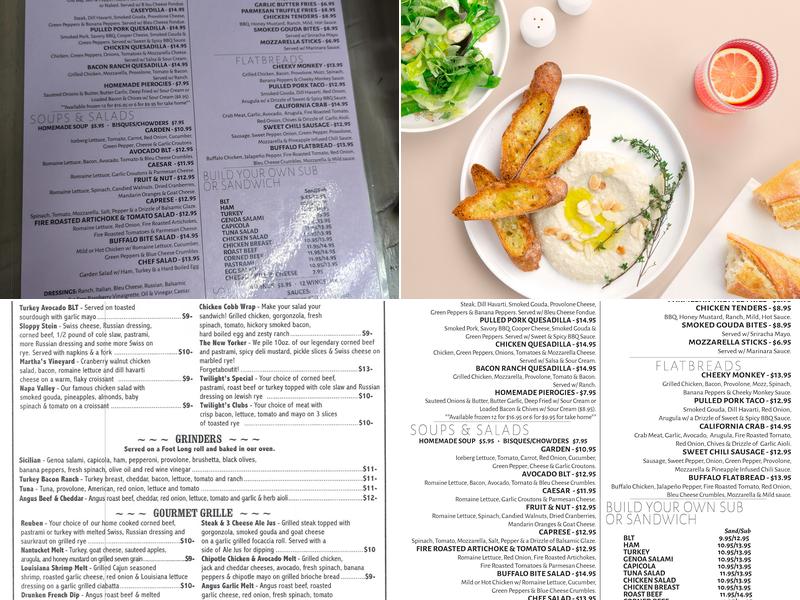Goldstein's Deli & Twilight Alehouse Menu