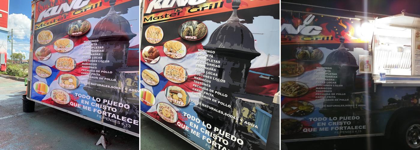 King Master Grill Menu