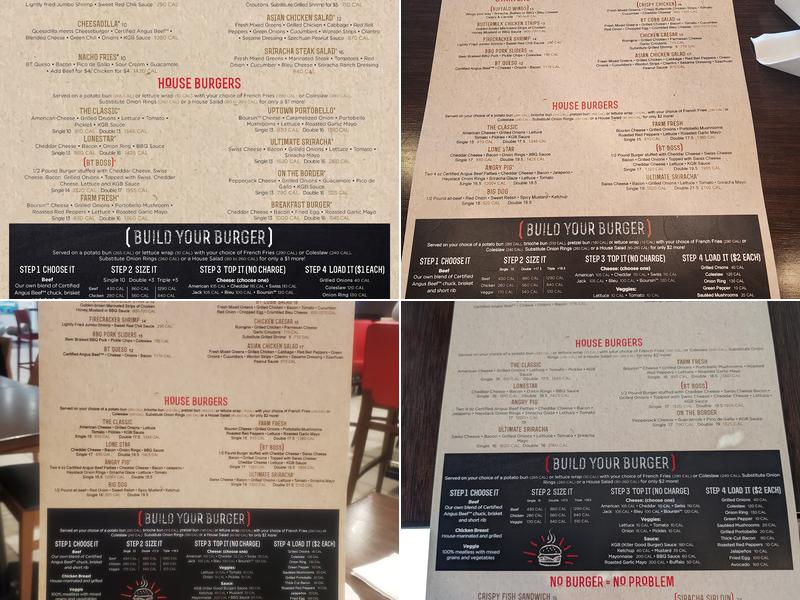 Burger Theory Yuma Menu