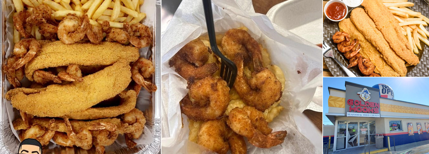 Golden Hooks Seafood &Chicken, Lake Charles Menu, Reviews (51