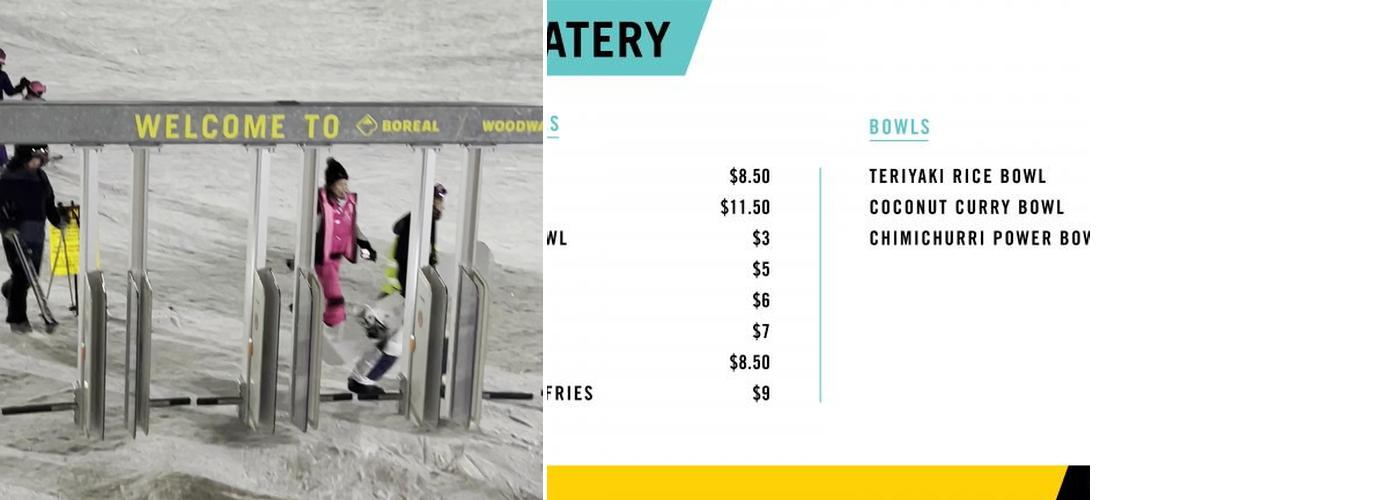 Boreal Eatery Menu