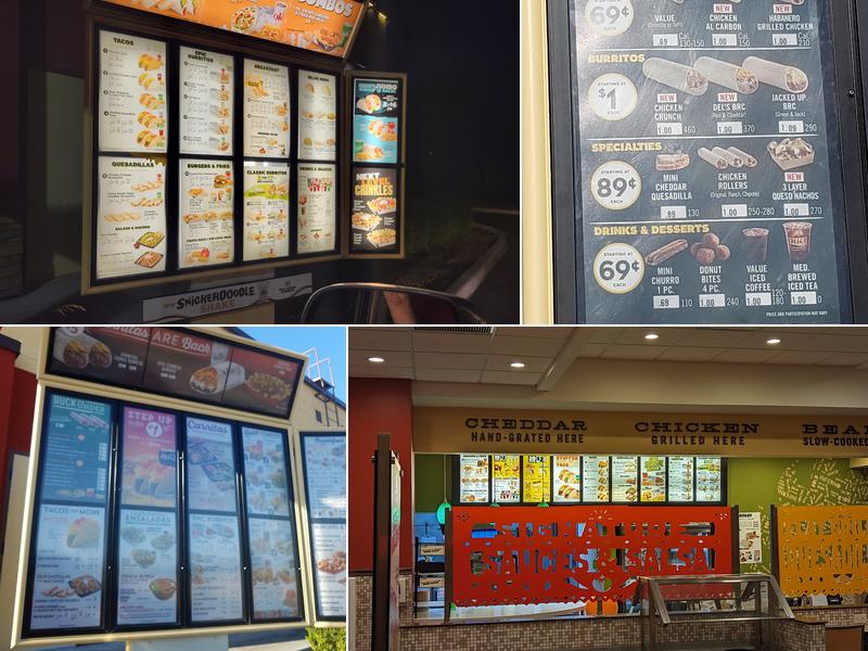 Del Taco Menu