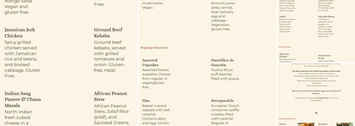 Upohar World Kitchen Menu