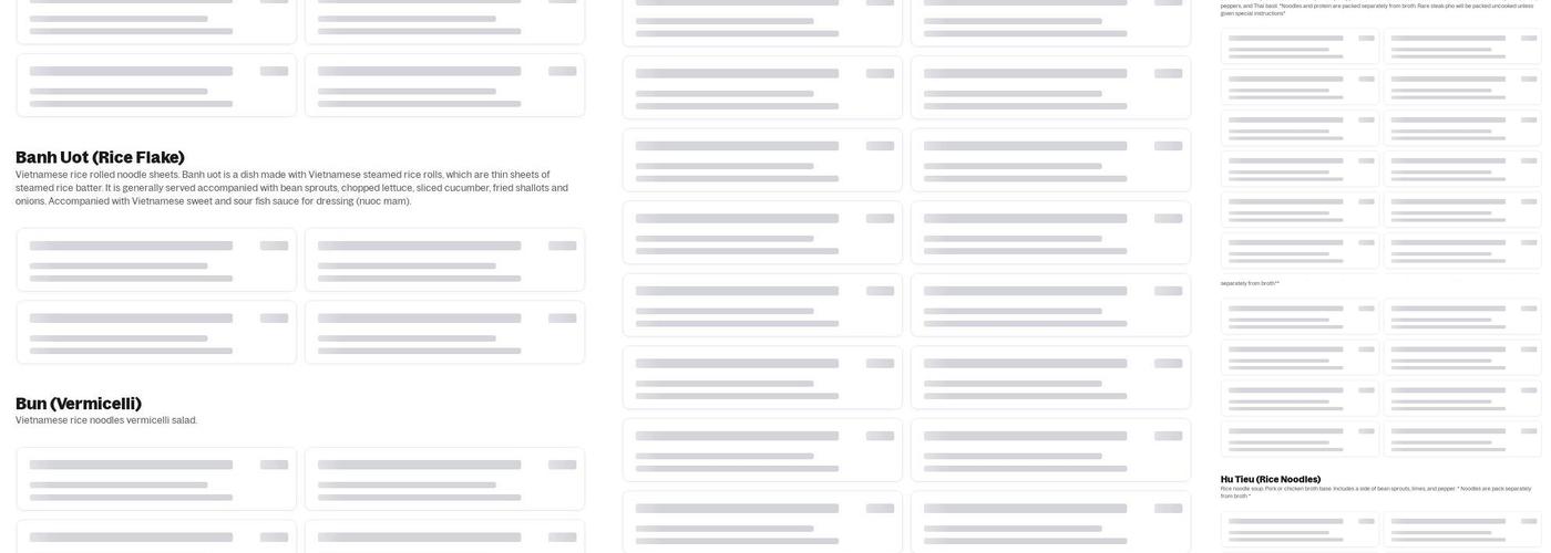 Pho & Cafe Anh Hong Menu