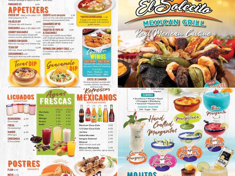 El Solecito Mexican Grill Menu