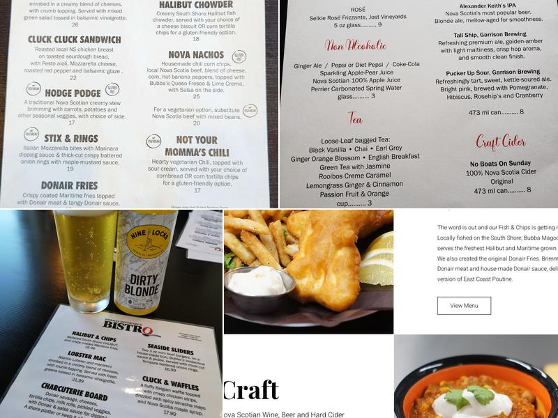 Bubba Magoos & BISTRO Menu