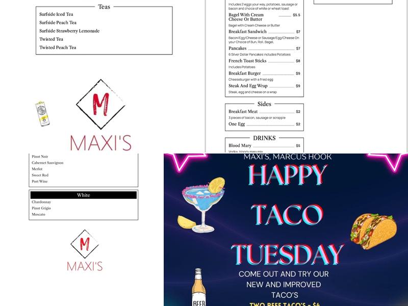 Maxi's Menu