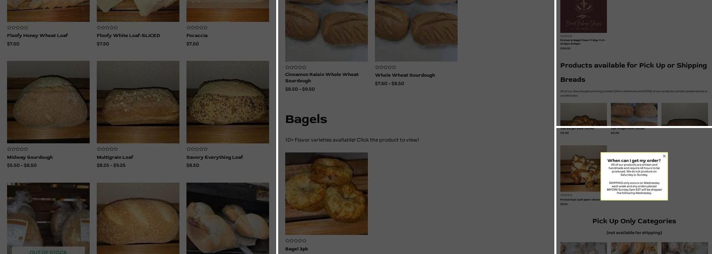 The Bread Guy-Markle Menu