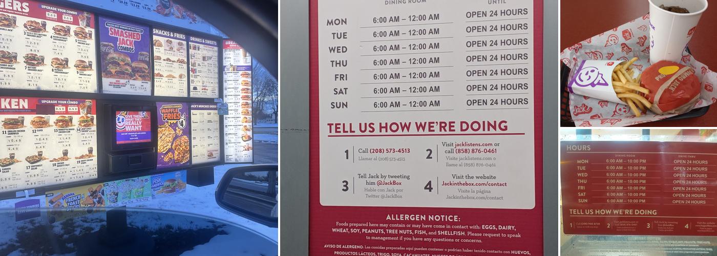 Jack In The Box Menu