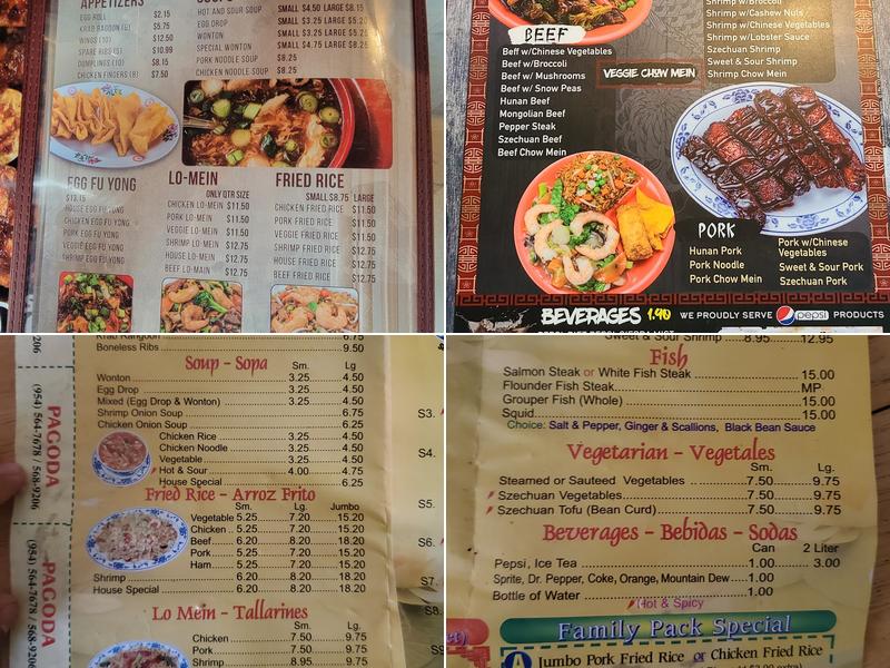 Bucio Chinese Menu