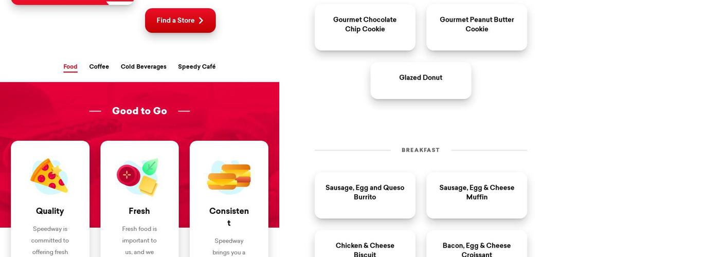 Speedy Cafe Menu