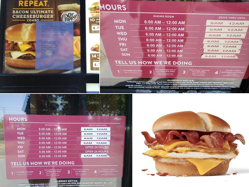 Jack In The Box Menu