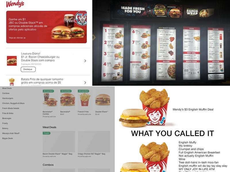 Wendy's Menu
