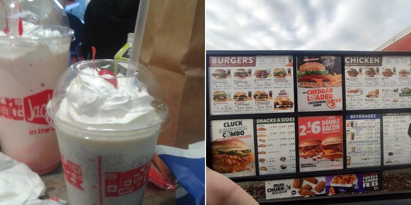 Jack in the Box Menu
