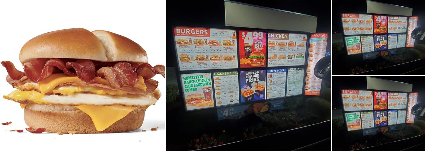 Jack in the Box Menu