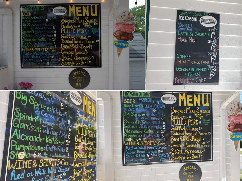 Cavicchi's Meats Menu