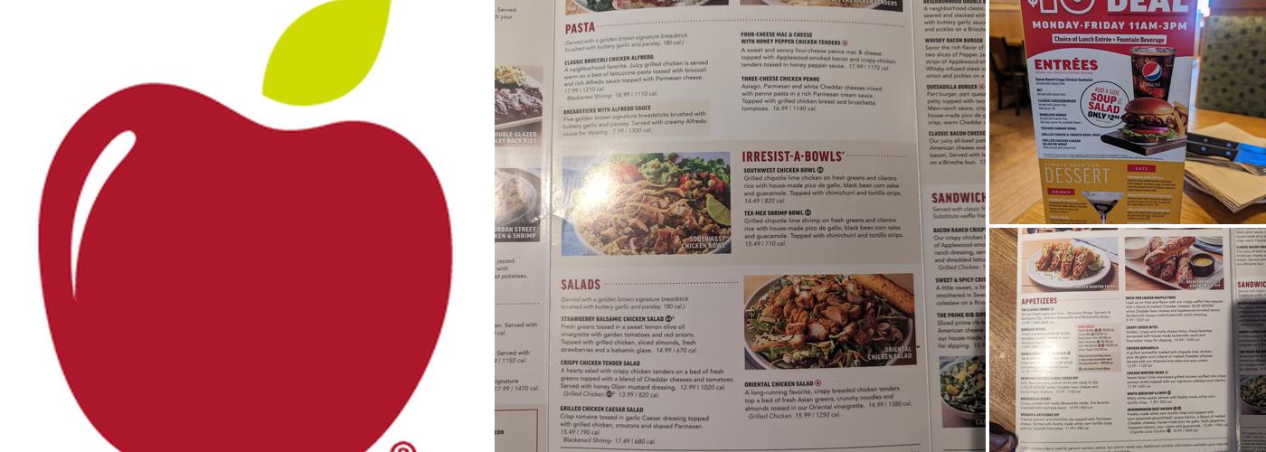 Applebee's Grill + Bar Menu