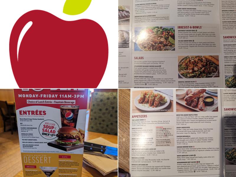 Applebee's Grill + Bar Menu
