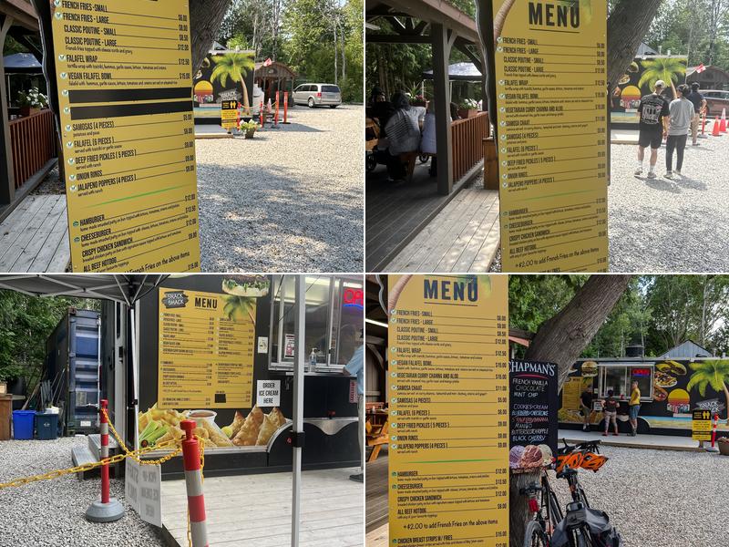 Snack Shack Menu
