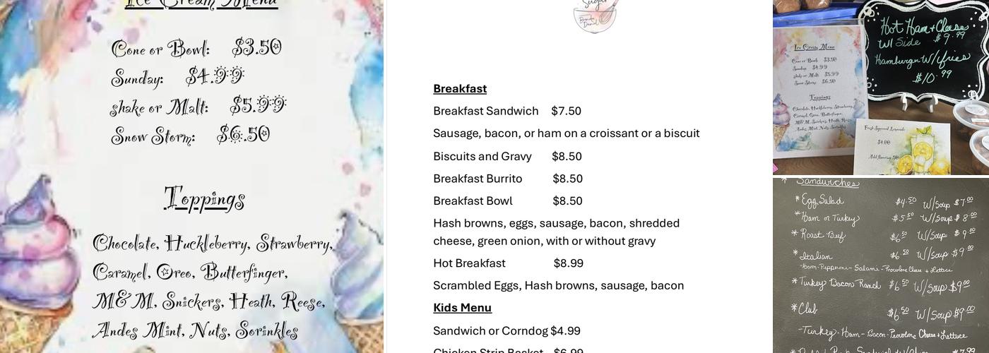 Pour Some Sugar Custom Cakes Menu