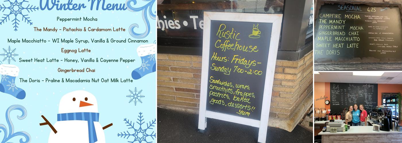 Rustic Coffeehouse Menu