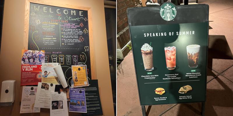 Starbucks Menu