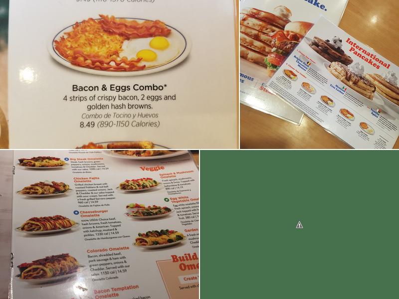 IHOP Menu