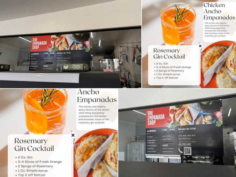 The Empanada Shop Menu