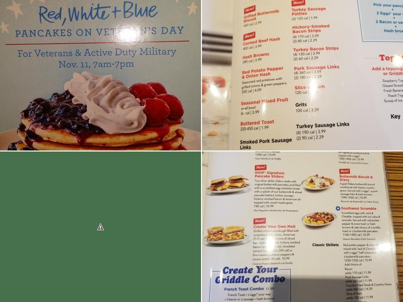 IHOP Menu